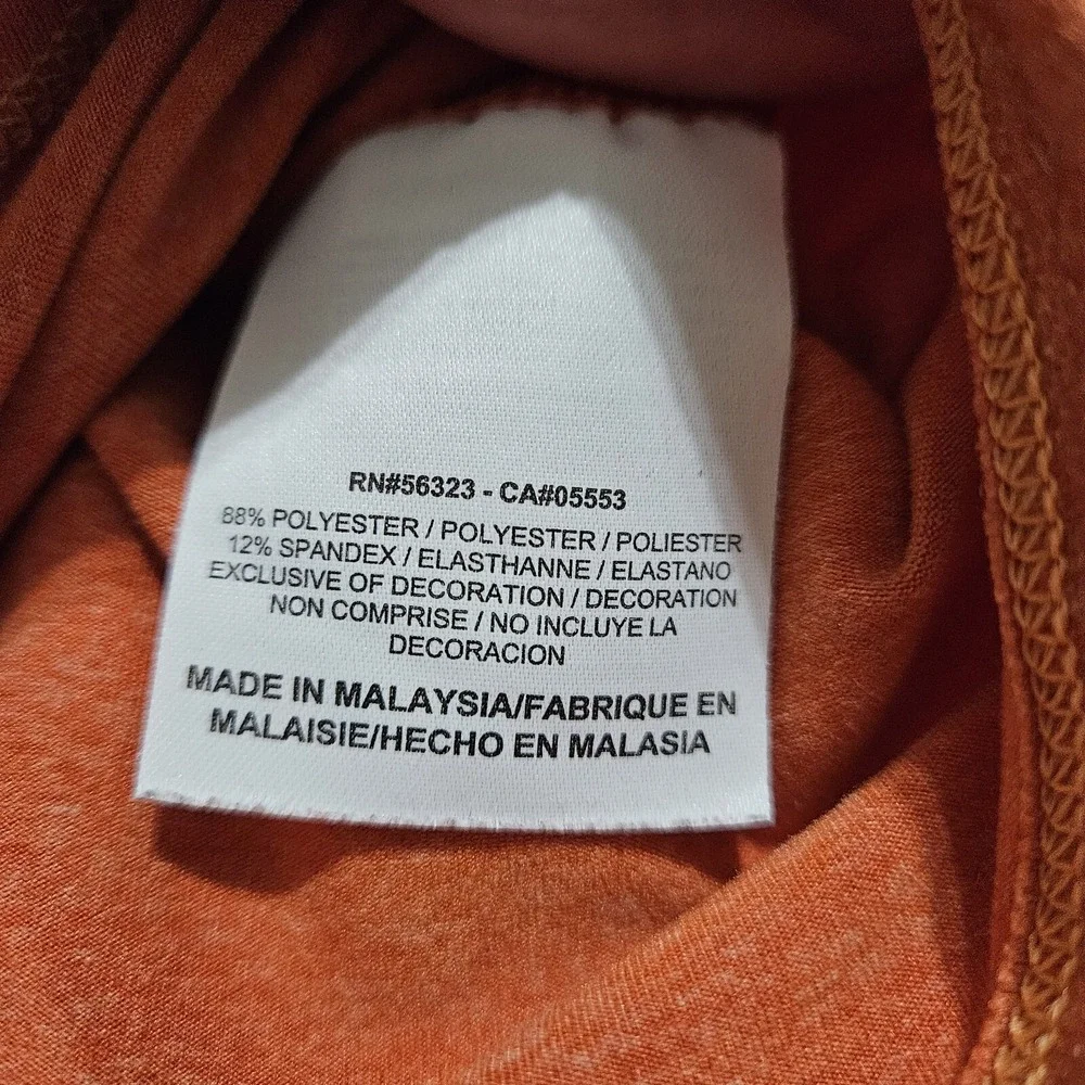 Nike Dry Fit Element Womens 1/4 Zip Shirt Orange Size Med